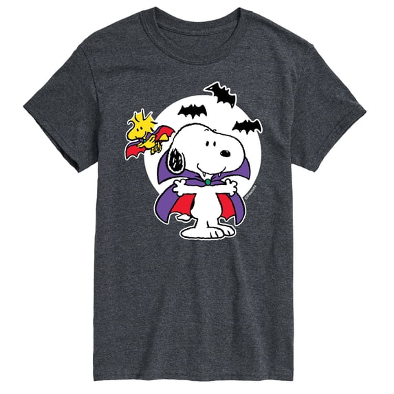 Peanuts - Snoopy Woodstock Vampire - Men's Short Sleeve Graphic T-Shirt