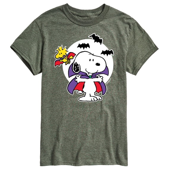 Peanuts - Snoopy Woodstock Vampire - Men's Short Sleeve Graphic T-Shirt