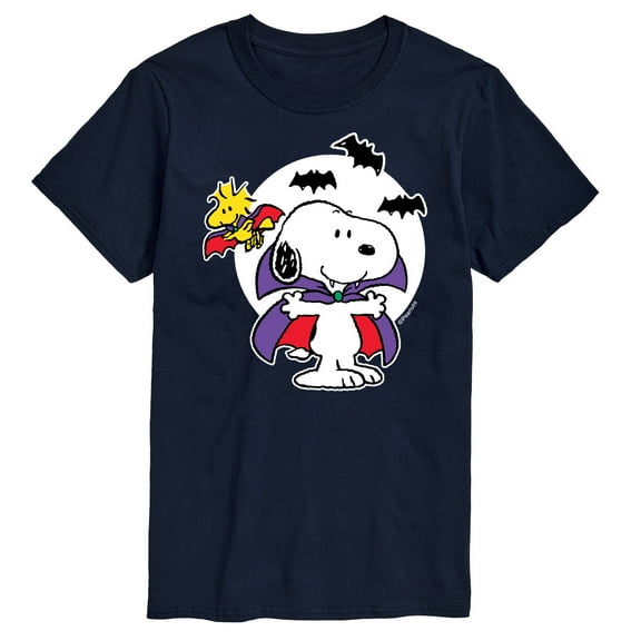 Peanuts - Snoopy Woodstock Vampire - Men's Short Sleeve Graphic T-Shirt