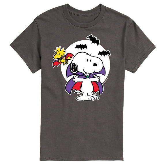 Peanuts - Snoopy Woodstock Vampire - Men's Short Sleeve Graphic T-Shirt