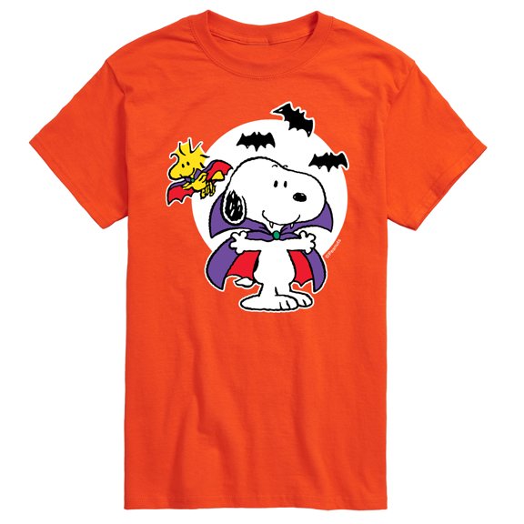 Peanuts - Snoopy Woodstock Vampire - Men's Short Sleeve Graphic T-Shirt