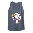 thumbnail image 1 of Peanuts - Snoopy Woodstock Vampire - Women's Racerback Tank Top, 1 of 6