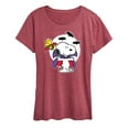 thumbnail image 1 of Peanuts - Snoopy Woodstock Vampire - Women's Short Sleeve Graphic T-Shirt, 1 of 6