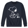 thumbnail image 1 of Peanuts - Snoopy Woodstock Walk - Men's Crew Fleece Sweatshirt, 1 of 5