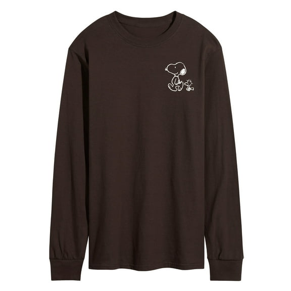 Peanuts - Snoopy Woodstock Walk - Men's Long Sleeve Graphic T-Shirt