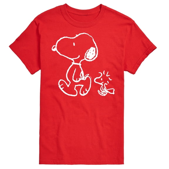 Peanuts - Snoopy Woodstock Walk - Men's Short Sleeve Graphic T-Shirt