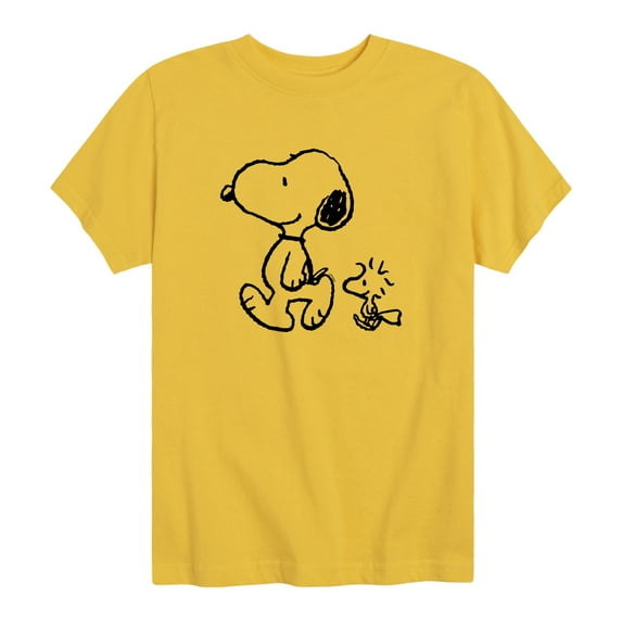 Peanuts - Snoopy Woodstock Walk - Toddler And Youth Short Sleeve Graphic T-Shirt