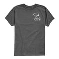 thumbnail image 1 of Peanuts - Snoopy Woodstock Walk White Ink - Youth Short Sleeve Graphic T-Shirt, 1 of 5