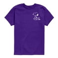 thumbnail image 1 of Peanuts - Snoopy Woodstock Walk White Ink - Youth Short Sleeve Graphic T-Shirt, 1 of 4