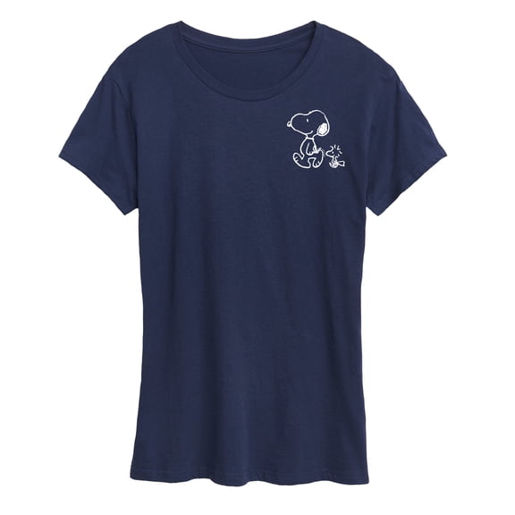 Peanuts - Snoopy Woodstock Walk - Women's Short Sleeve Graphic T-Shirt