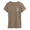 thumbnail image 1 of Peanuts - Snoopy Woodstock Walk - Women's Short Sleeve Graphic T-Shirt, 1 of 4