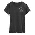thumbnail image 1 of Peanuts - Snoopy Woodstock Walk - Women's Short Sleeve Graphic T-Shirt, 1 of 5