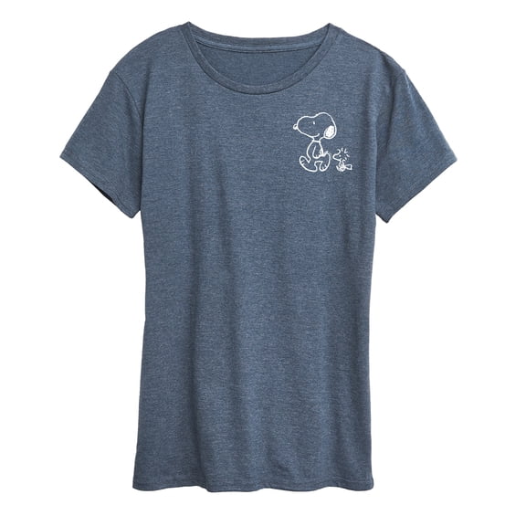 Peanuts - Snoopy Woodstock Walk - Women's Short Sleeve Graphic T-Shirt