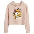 thumbnail image 1 of Peanuts - Snoopy Woodstock Witchcraft Cropped Graphic Hoodie, 1 of 6