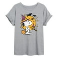 thumbnail image 1 of Peanuts - Snoopy Woodstock Witchcraft - Women's Oversized T-Shirt, 1 of 6