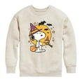 thumbnail image 1 of Peanuts - Snoopy Woodstock Witchcraft - Toddler & Youth Crewneck Fleece Sweatshirt, 1 of 6
