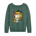 thumbnail image 1 of Peanuts - Snoopy Woodstock Witchcraft - Women's Lightweight French Terry Long Sleeve Shirt, 1 of 6