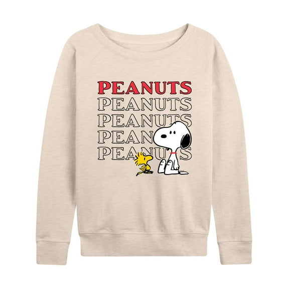 Peanuts - Snoopy Woodstock - Women's Lightweight French Terry Long Sleeve Shirt