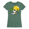 thumbnail image 1 of Peanuts - Snoopy & Woodstock - Women's Short Sleeve Graphic T-Shirt, 1 of 6