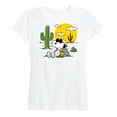 thumbnail image 1 of Peanuts - Snoopy & Woodstock - Women's Short Sleeve Graphic T-Shirt, 1 of 6