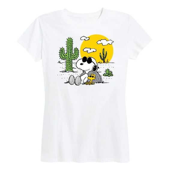 Peanuts - Snoopy & Woodstock - Women's Short Sleeve Graphic T-Shirt