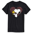 thumbnail image 1 of Peanuts - Snoopy Woodstock Xo Heart - Men's Short Sleeve Graphic T-Shirt, 1 of 6