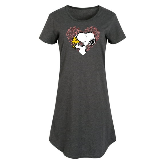 Peanuts - Snoopy Woodstock Xo Heart - Women's Any Way Dress