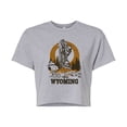 thumbnail image 1 of Peanuts - Snoopy Wyoming - Juniors Cropped Cotton Blend T-Shirt, 1 of 5