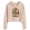 thumbnail image 1 of Peanuts - Snoopy Wyoming - Juniors Cropped Pullover Hoodie, 1 of 5