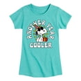 thumbnail image 1 of Peanuts - Snoopy and Friends Birthday - Toddler and Youth Girls Fitted Short Sleeve Graphic T-Shirt, Size 2T-Youth Xl, 1 of 6