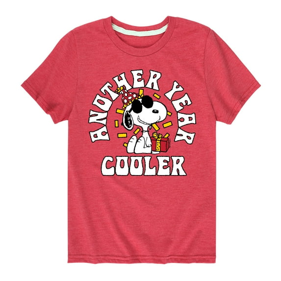 Peanuts - Snoopy and Friends Birthday Toddler and Youth Short Sleeve Graphic T-Shirt, Size 2T-Youth Xl