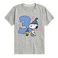 thumbnail image 1 of Peanuts - Snoopy and Friends Birthday Toddler and Youth Short Sleeve Graphic T-Shirt, Size 2T-Youth Xl Boys' Short Sleeve Graphic T-Shirt, 1 of 6