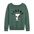 thumbnail image 1 of Peanuts - Snoopy and Friends - Women's Lightweight French Terry Long Sleeve Shirt, 1 of 6