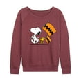 thumbnail image 1 of Peanuts - Snoopy and Friends - Women's Lightweight French Terry Long Sleeve Shirt, 1 of 6