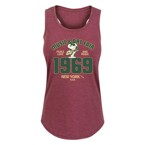 Peanuts- Snoopy and Friends - Women's Racerback Tank Top