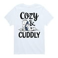 thumbnail image 1 of Peanuts - Snoopy and Linus Cozy And Cuddly - Toddler And Youth Short Sleeve Graphic T-Shirt, 1 of 6