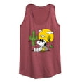 thumbnail image 1 of Peanuts - Snoopy and Woddstock - Women's Racerback Tank Top, 1 of 6