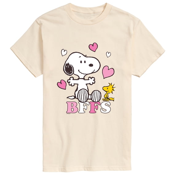 Peanuts - Snoopy and Woodstock BFFs Short Sleeve Graphic T-Shirt