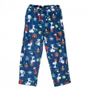 PEANUTS Snoopy and Woodstock Christmas Decorations Sleep Pants-Medium