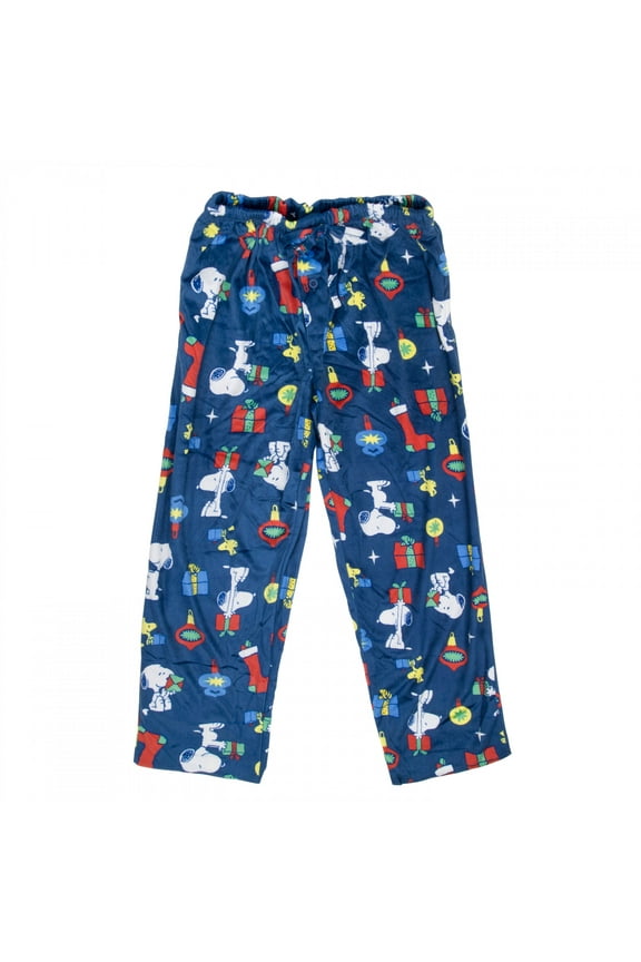 Snoopy and Woodstock Christmas Decorations Sleep Pants-Medium
