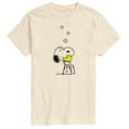 thumbnail image 1 of Peanuts - Snoopy and Woodstock Hearts - Men's Short Sleeve Graphic T-Shirt, 1 of 5