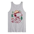 thumbnail image 1 of Peanuts - Snoopy and Woodstock Hiking - Men's Jersey Tank Top, 1 of 5