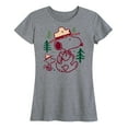 thumbnail image 1 of Peanuts - Snoopy and Woodstock Hiking - Women's Short Sleeve Graphic T-Shirt, 1 of 6