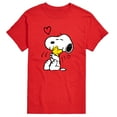thumbnail image 1 of Peanuts - Snoopy and Woodstock Hug - Men's Short Sleeve Graphic T-Shirt, 1 of 5