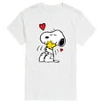thumbnail image 1 of Peanuts - Snoopy and Woodstock Hug - Men's Short Sleeve Graphic T-Shirt, 1 of 5