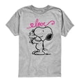 thumbnail image 1 of Peanuts - Snoopy and Woodstock Love - Youth Boys Short Sleeve Graphic T-Shirt, 1 of 5