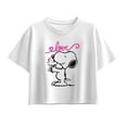 thumbnail image 1 of Peanuts - Snoopy and Woodstock Love - Youth Girls Boxy T-Shirt, 1 of 5