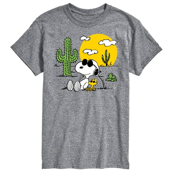 Peanuts - Snoopy and Woodstock - Men's Short Sleeve Graphic T-Shirt