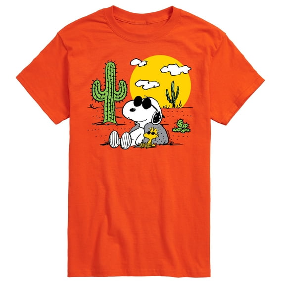 Peanuts - Snoopy and Woodstock - Men's Short Sleeve Graphic T-Shirt