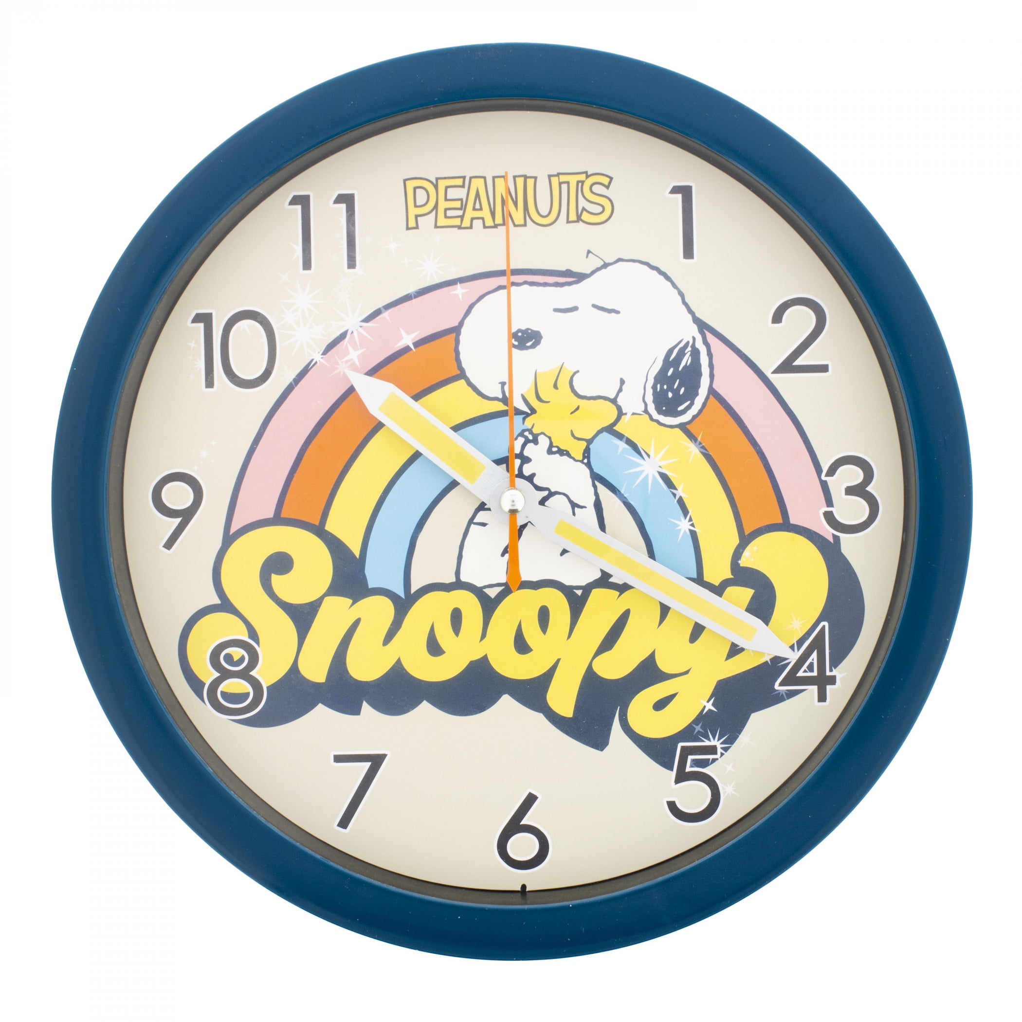 Peanuts Snoopy and Woodstock Rainbow 12 Wall Clock